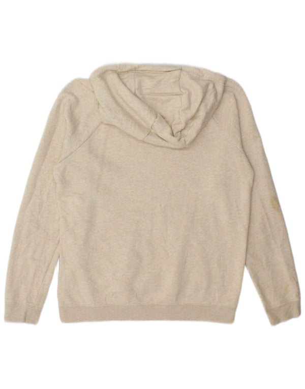 Nike Ženska velika majica s kapuljačom UK 10 Small Beige Flected Cotton