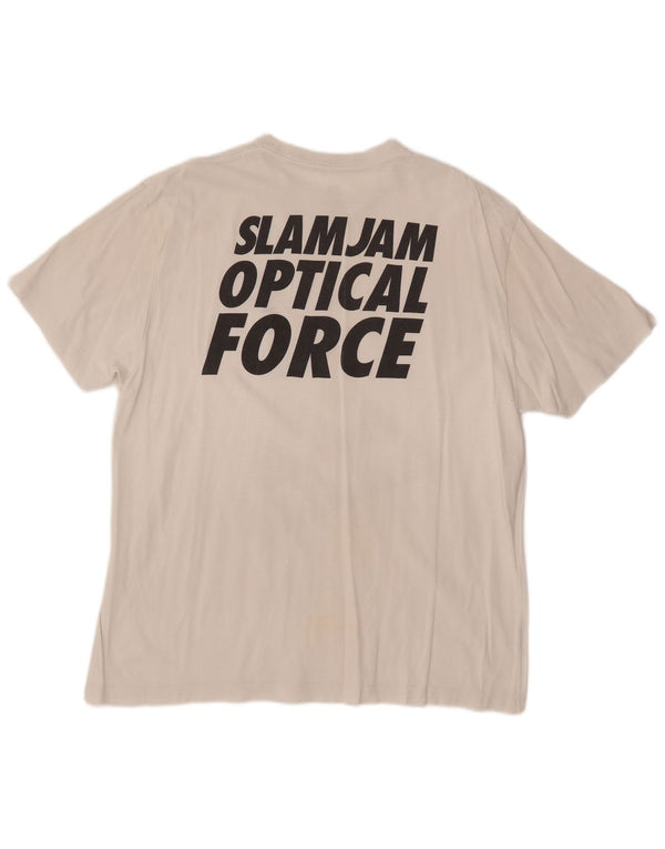 NIKE Muška majica kratkih rukava s grafičkim motivima UK 45/47 XL bijeli pamuk