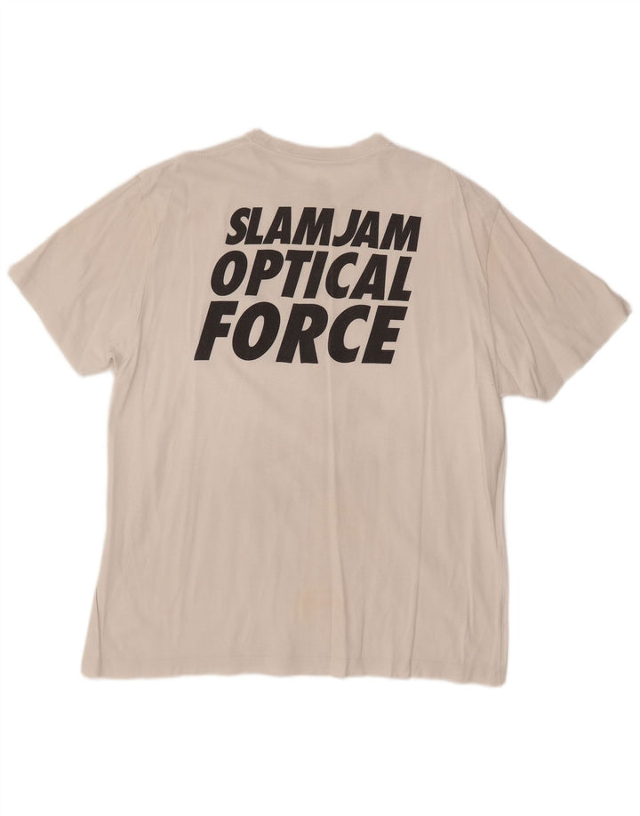 NIKE Muška majica kratkih rukava s grafičkim motivima UK 45/47 XL bijeli pamuk