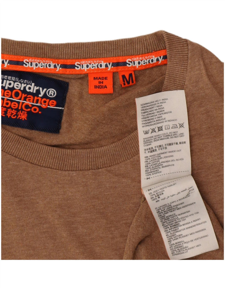 Superdry muška majica kratkih rukava Srednje smeđi pamuk