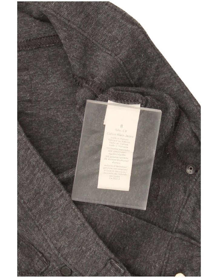 Calvin Klein ženske jegging hlače US 8 srednje W30 L28 sivi pamuk