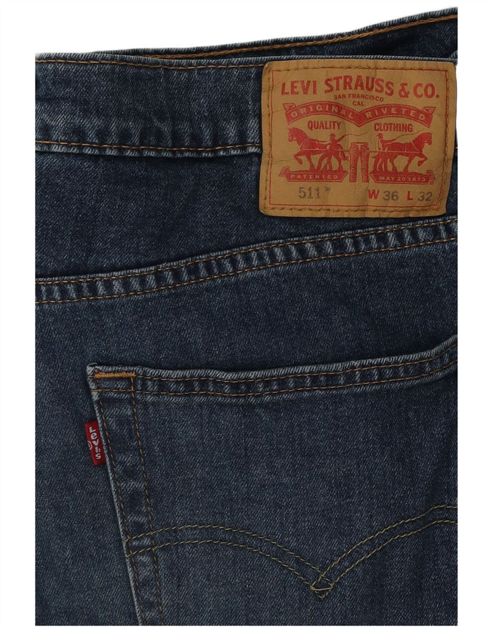Levi's muške 511 uske traperice W36 L32 plavi pamuk