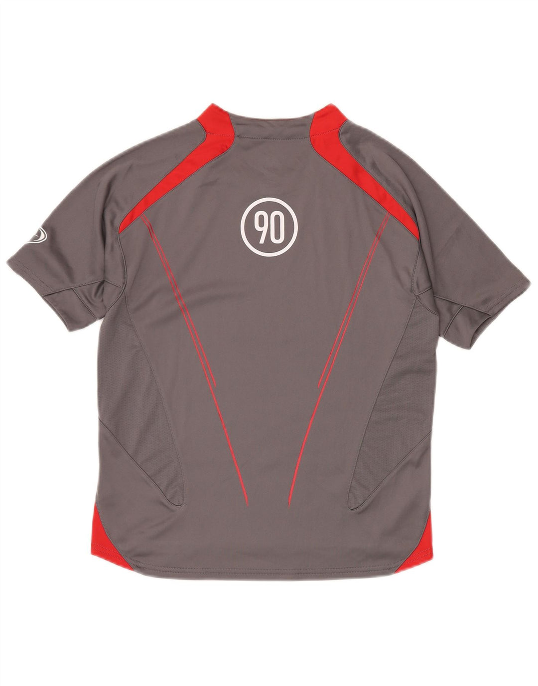 NIKE Boys Dri Fit Graphic T-Shirt Top 12-13 Years Large Grey Colourblock