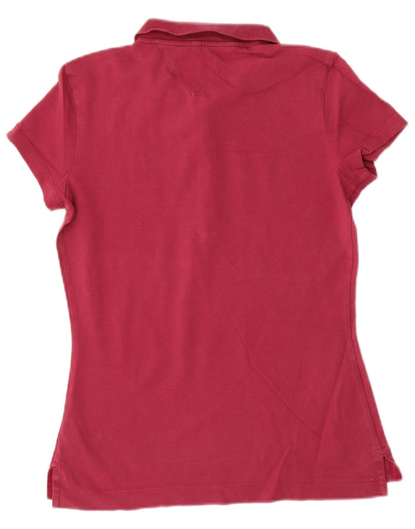 Tommy Hilfiger ženska polo majica UK 12 Srednje crvena pamuk