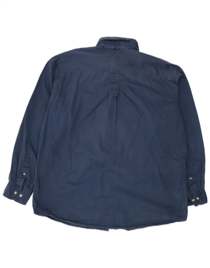 Timberland muška košulja robusnog kroja XL tamnoplavi pamuk