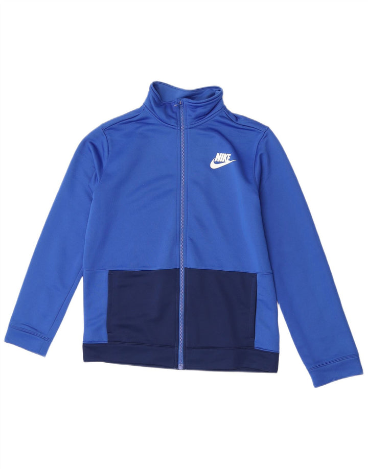 Nike Boys Trenirka Gornja jakna 13-14 godina XL plava poliesterska boja