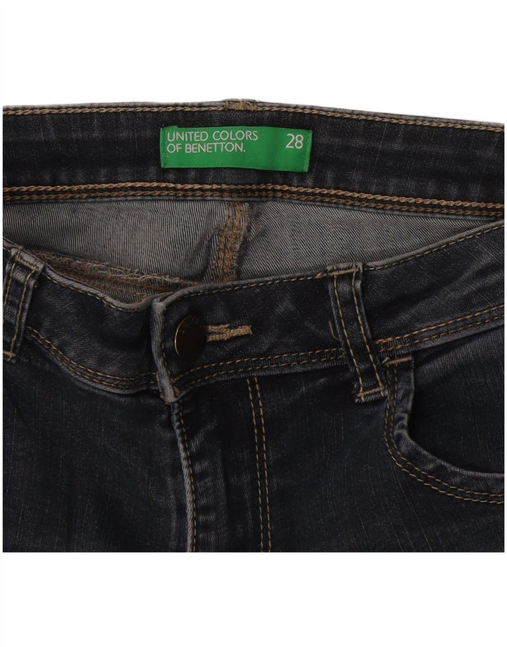 Ženske uske traperice Benetton Bootcut W28 L32 Plave