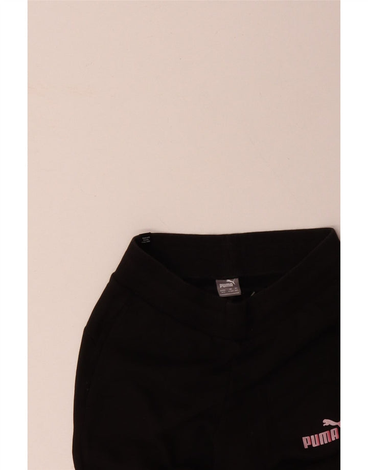 PUMA Trenirka Hlače za djevojčice Joggers 11-12 godina crni pamuk