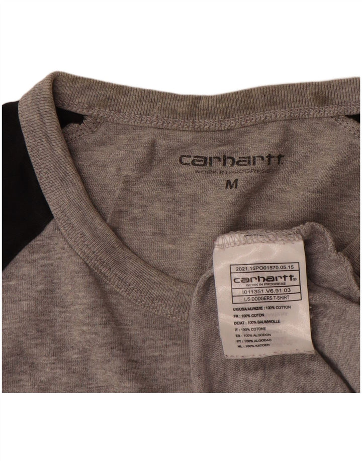 Carhartt muška majica s dugim rukavima, pamuk srednje sive boje