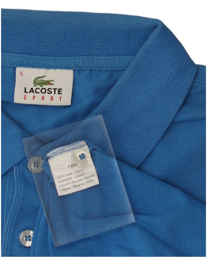Lacoste muška polo majica veličine 5 velika plava pamuk