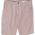 TOMMY HILFIGER Womens Chino Shorts W30 Medium  Purple Gingham Cotton Vintage Tommy Hilfiger and Second-Hand Tommy Hilfiger from Messina Hembry 