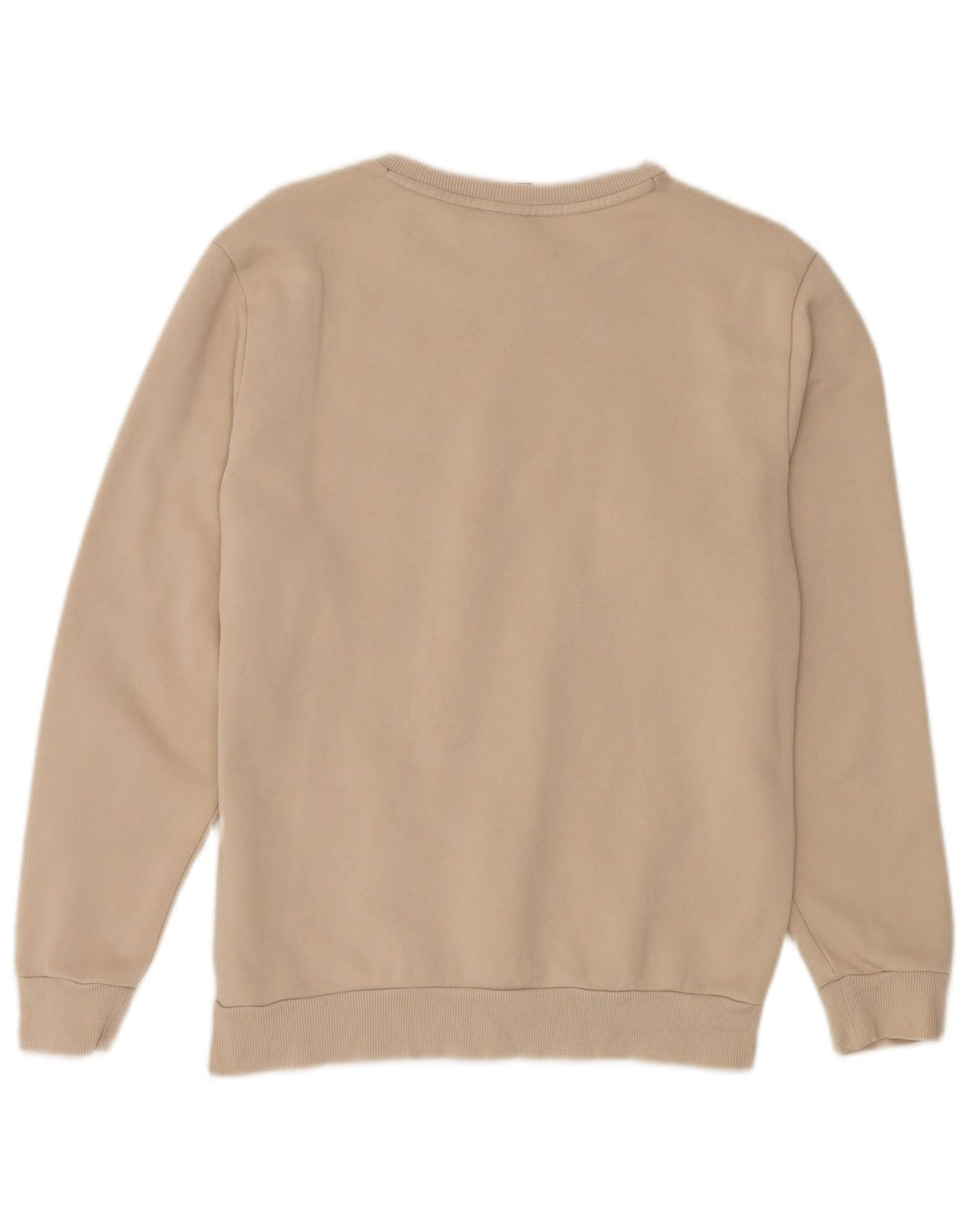 PUMA Mens Sweatshirt Jumper Small Off White Polyester