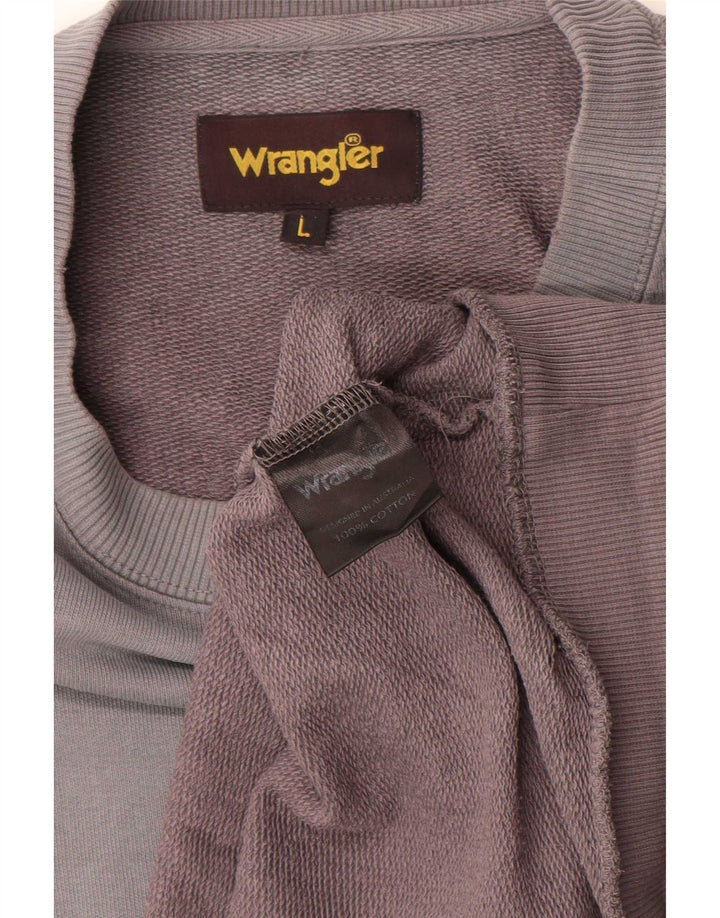 Wrangler muška majica s grafičkim motivima, veliki sivi pamuk