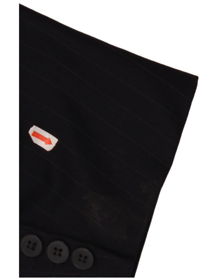 JAEGER muška jakna s dvostrukim kopčanjem EU 58 4XL tamnoplava na pruge