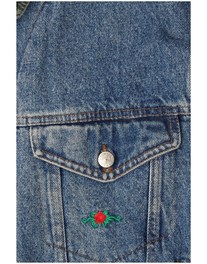 El Charro muška traper jakna UK 40 Large Blue