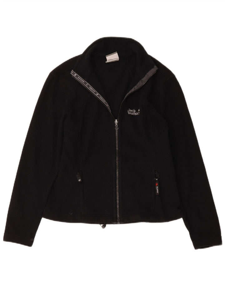 Jack Wolfskin ženska jakna od flisa UK 10 Mala crna poliester