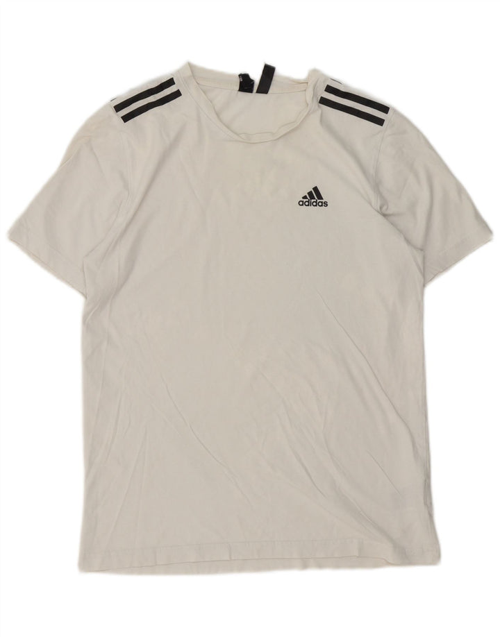 ADIDAS Muška majica kratkih rukava Mala bijela pamučna
