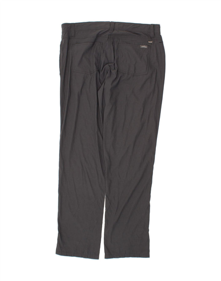 EDDIE BAUER Mens Straight Casual Trousers W36 L34  Grey Polyester Vintage Eddie Bauer and Second-Hand Eddie Bauer from Messina Hembry 