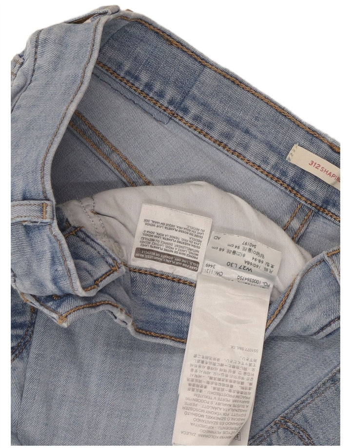 Levi's ženske 312 uske traperice W27 L30 plavi pamuk