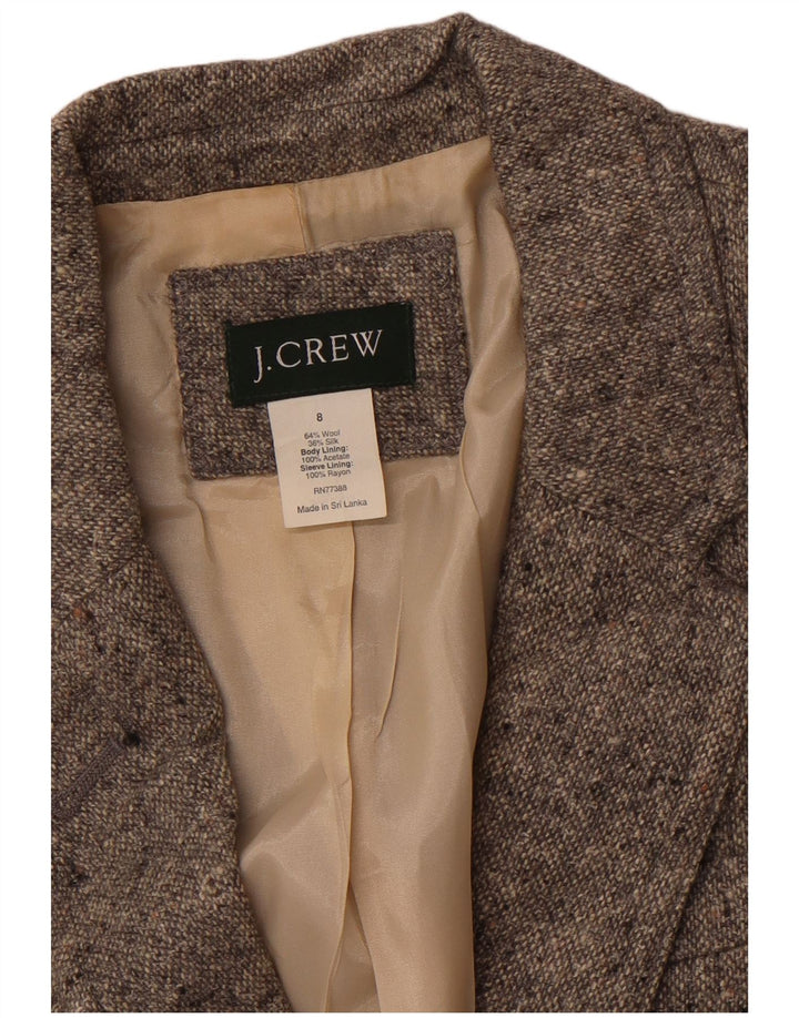 J. CREW Ženska jakna sa 2 gumba US 8 srednje sive boje s pjegama