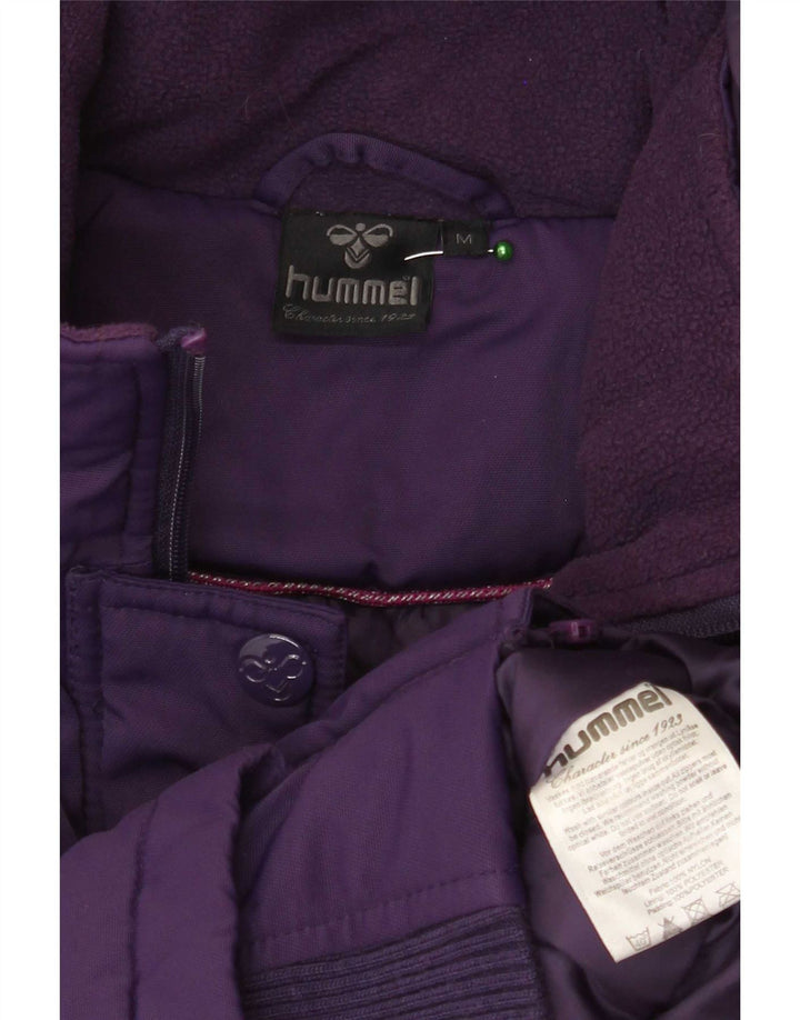 Hummel ženska podstavljena jakna s kapuljačom UK 14 Srednje ljubičasti najlon