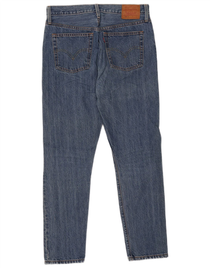Levi's muške 501 ravne traperice W28 L28 plavi pamuk