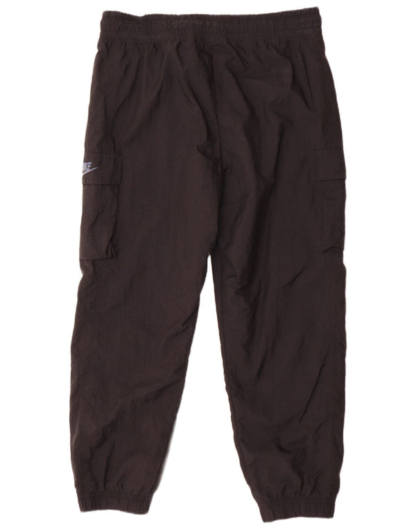 Nike Ženske Cargo Trenirke Hlače Joggers UK 16 Veliki crni poliester