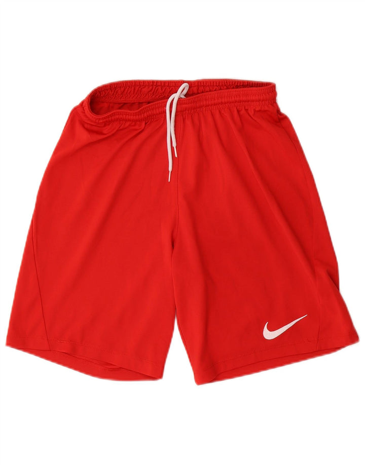 Nike muške Dri Fit uske sportske kratke hlače male crvene boje od poliestera
