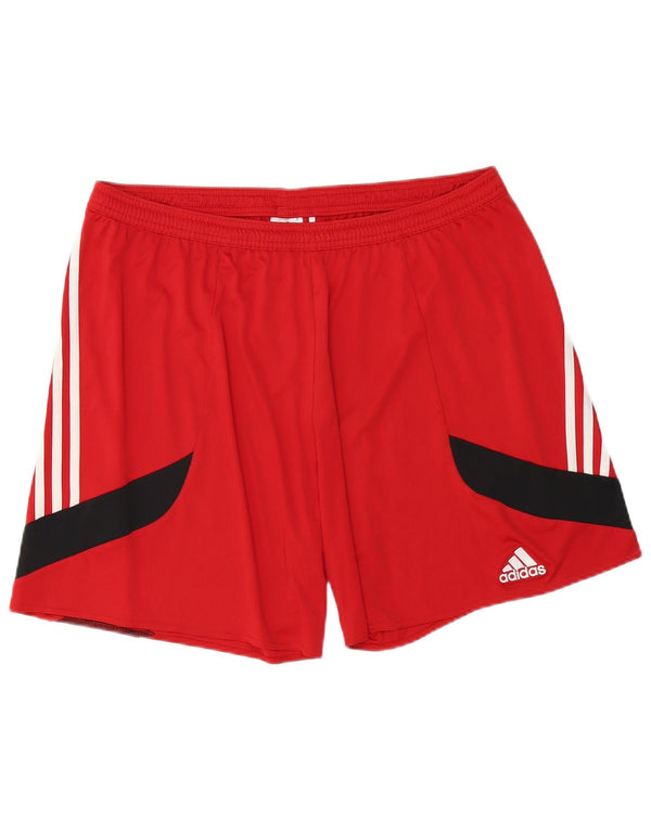 Adidas muške sportske kratke hlače Climalite XL poliester crvene boje