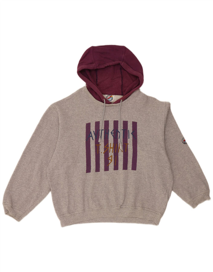 L'Equipe Ženska majica s kapuljačom slobodnog kroja UK 20 2XL, sivi pamuk