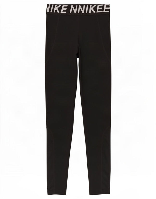 Nike Ženske Dri Fit Graphic Leggings UK 8 Male crne