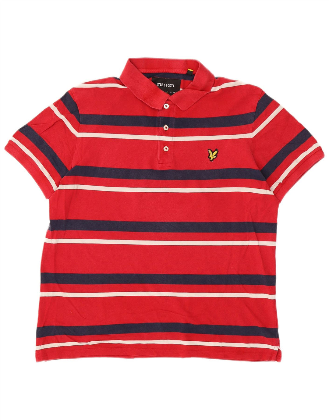 Lyle & Scott muška polo majica velikih pamučnih crvenih pruga