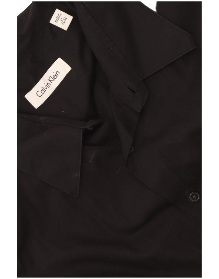 Calvin Klein muška košulja veličina 17 XL crni pamuk
