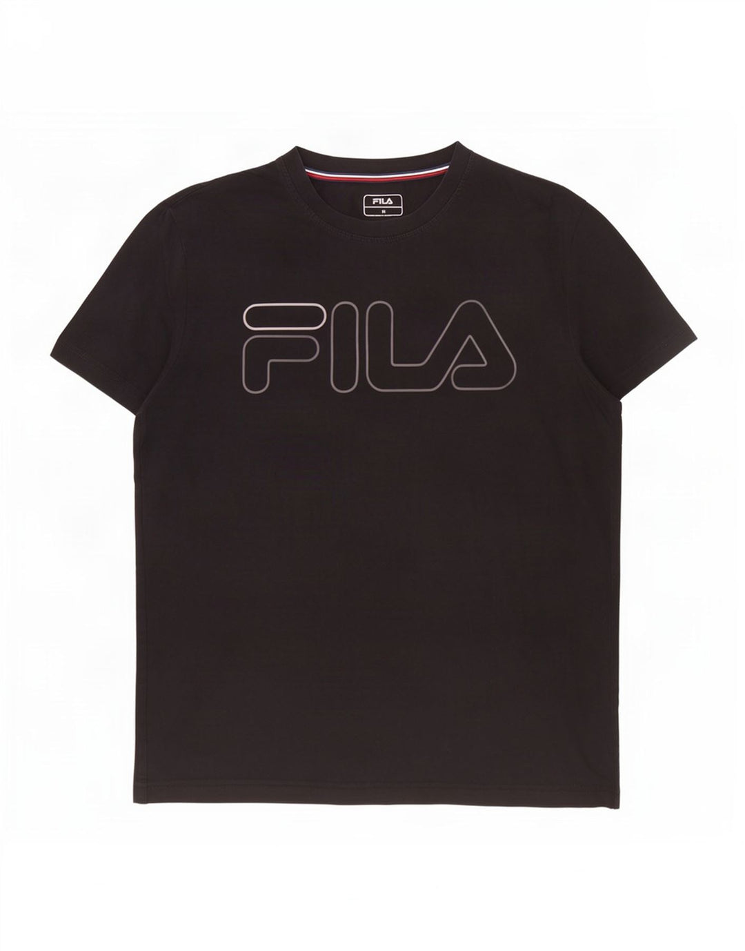 Fila muška majica kratkih rukava srednje veličine, crni pamuk