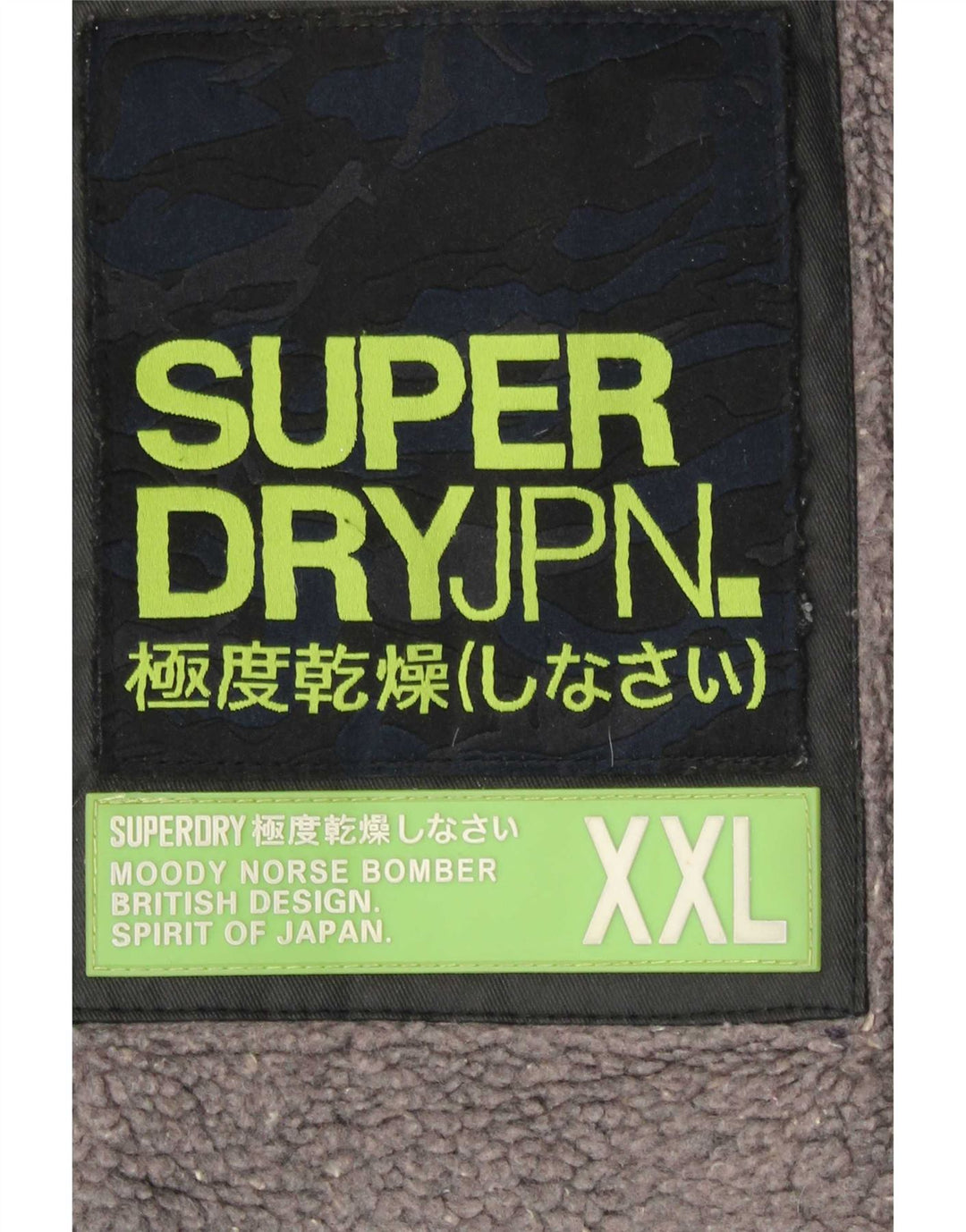 Superdry muška jakna od voštanog pamuka UK 44 2XL crna