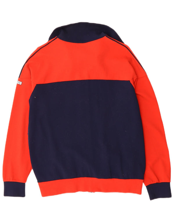 VINTAGE muška gornja jakna trenirke UK 40 srednje crvene poliamidne boje