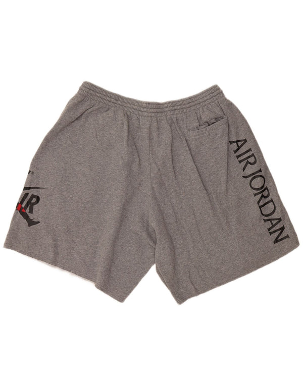 Jordan muške kratke sportske hlače s grafičkim motivima 3XL, sivi flekasti pamuk