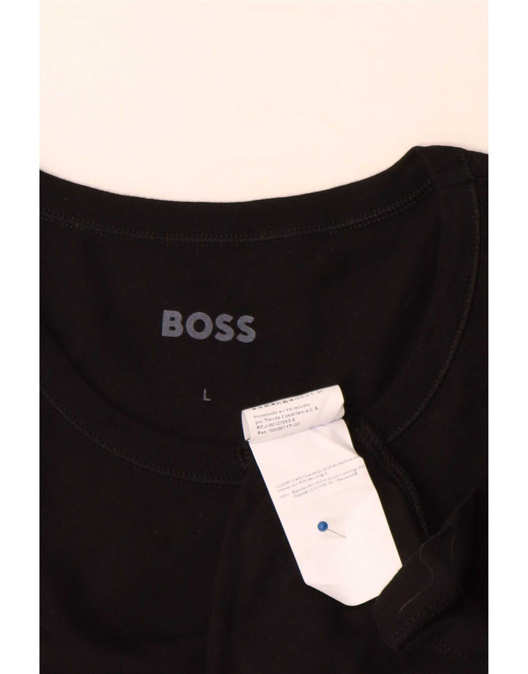 Velika ženska majica kratkih rukava Hugo Boss, crni pamuk