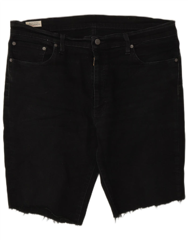 Levi's muške 511 traper kratke hlače W38 XL crni pamuk