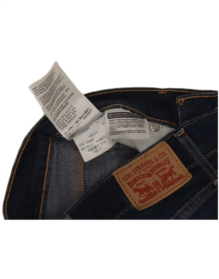 Levi's ženske 715 Bootcut traperice W26 L27 tamnoplavi pamuk