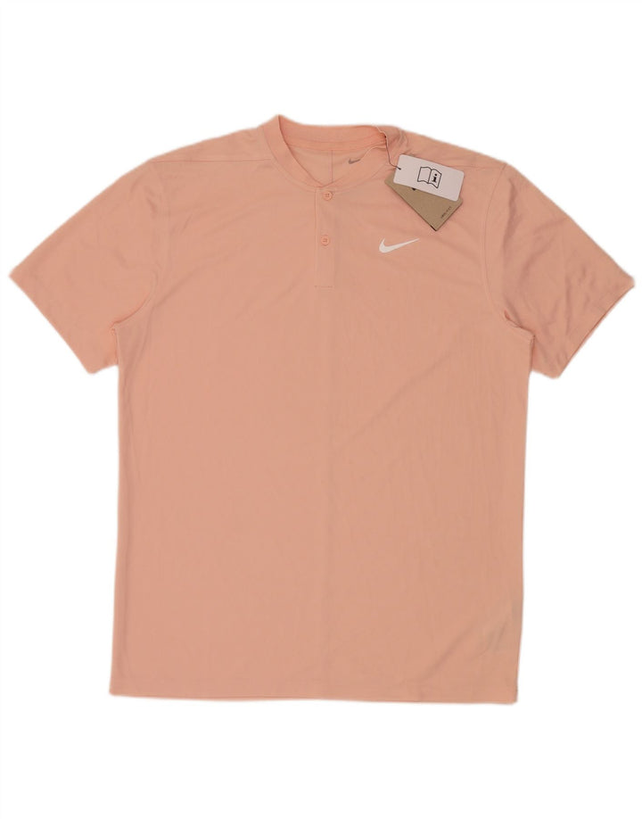 Nike Dri Fit majica kratkih rukava Srednji ružičasti poliester