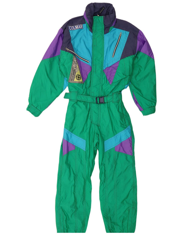Colmar Mens Ski Jumpsuit IT 48 Medium  Green Colourblock