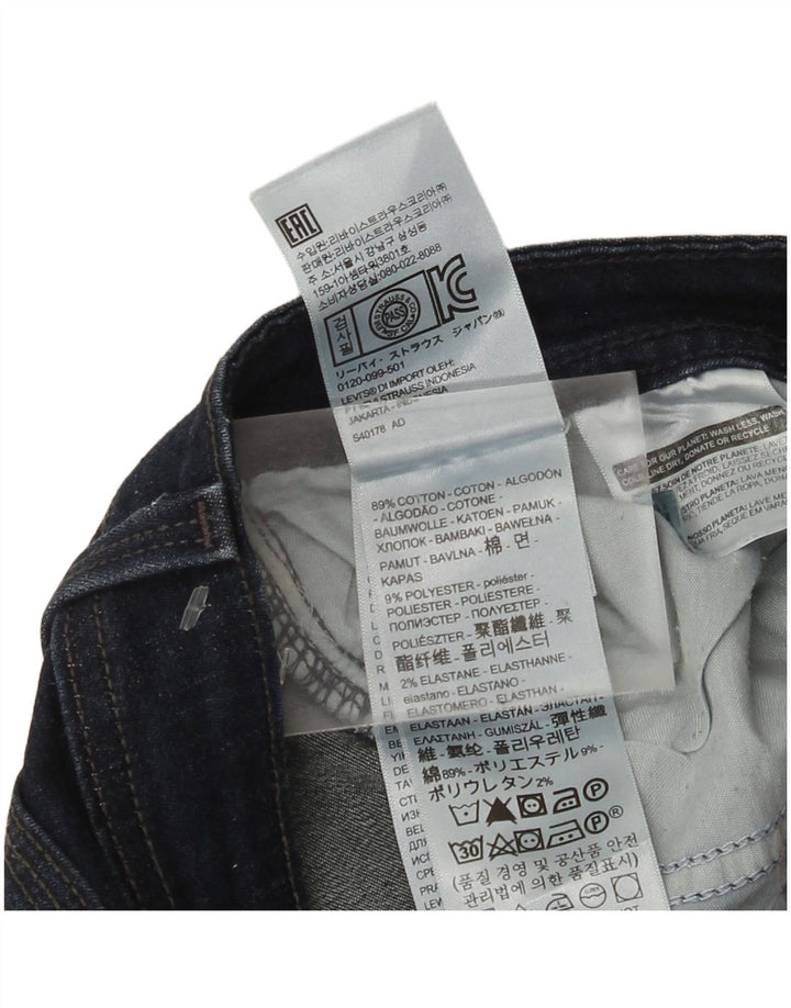 Levi's ženske 529 Curvy Bootcut traperice W31 L30 tamnoplavi pamuk