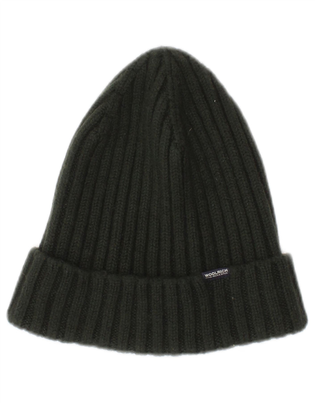 Woolrich ženska pletena kapica velika zelena vunena kapa