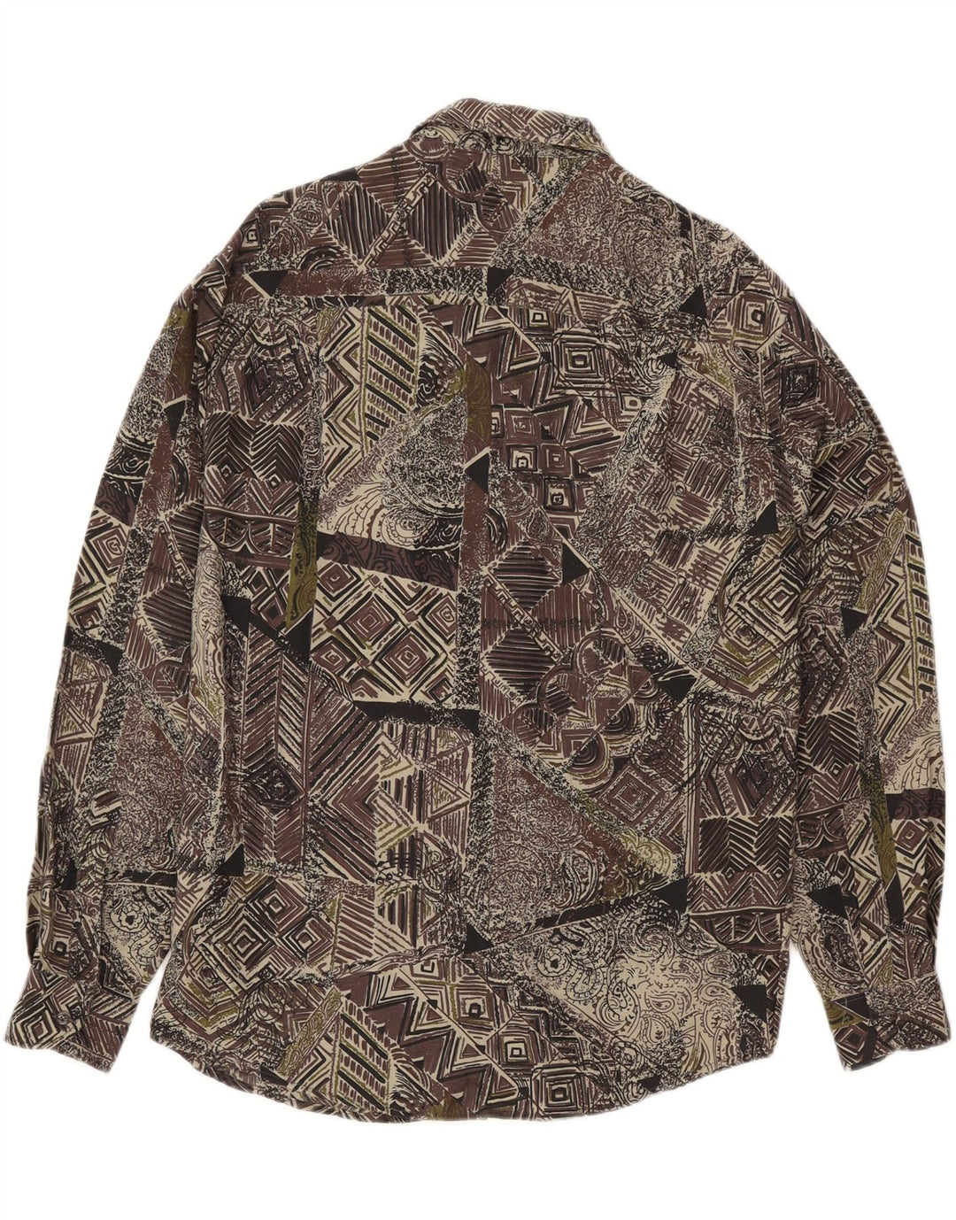 Azzurra muška košulja s apstraktnim uzorkom, velika zelena viskoza