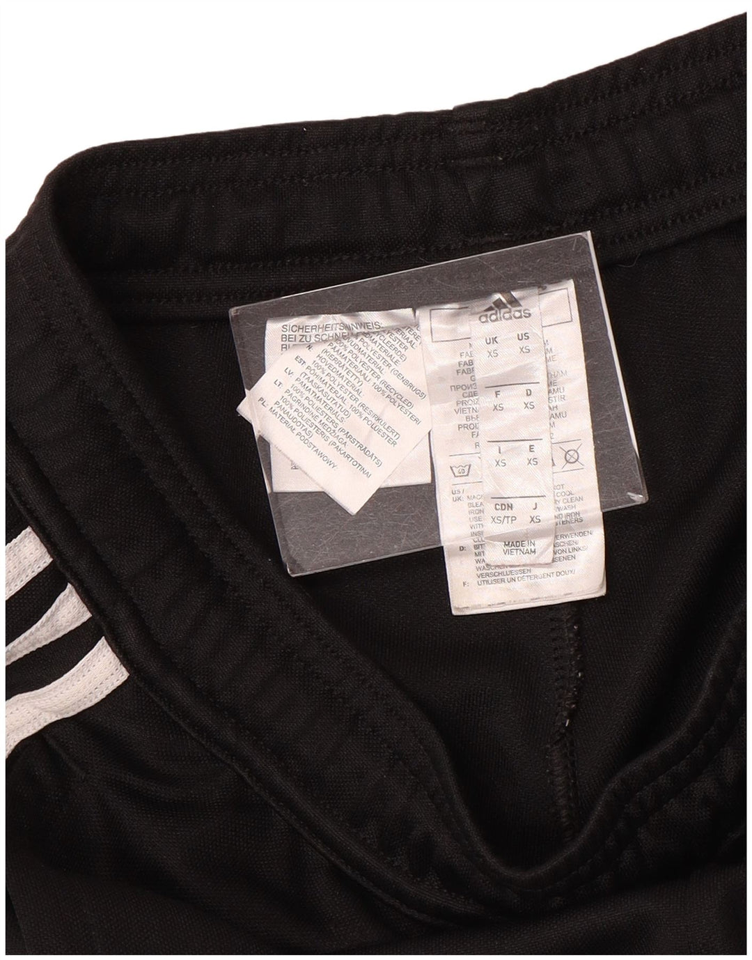 Adidas muške trenirke XS crne poliesterske hlače