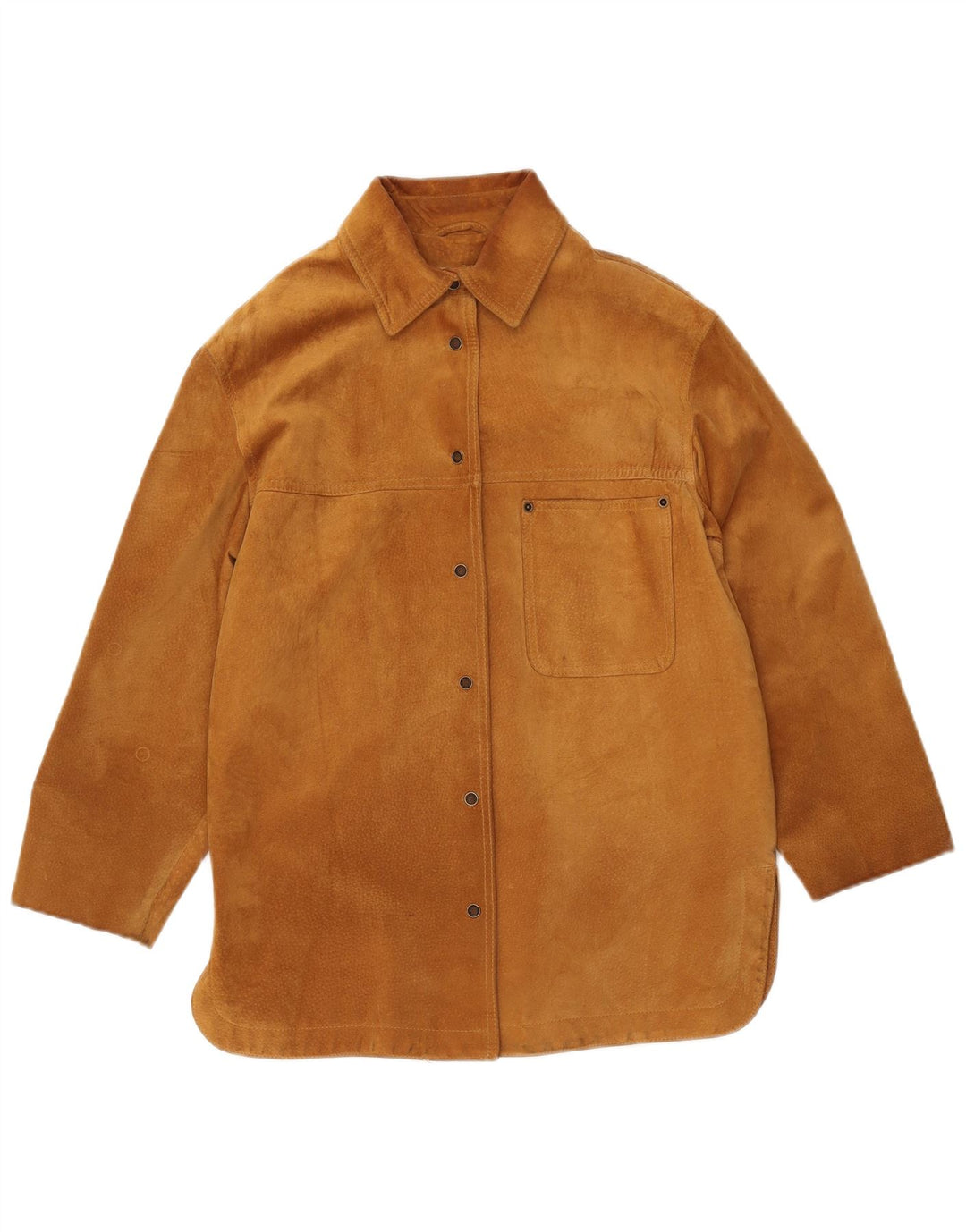 VINTAGE ženska jakna od brušene kože IT 42 srednje bež kože