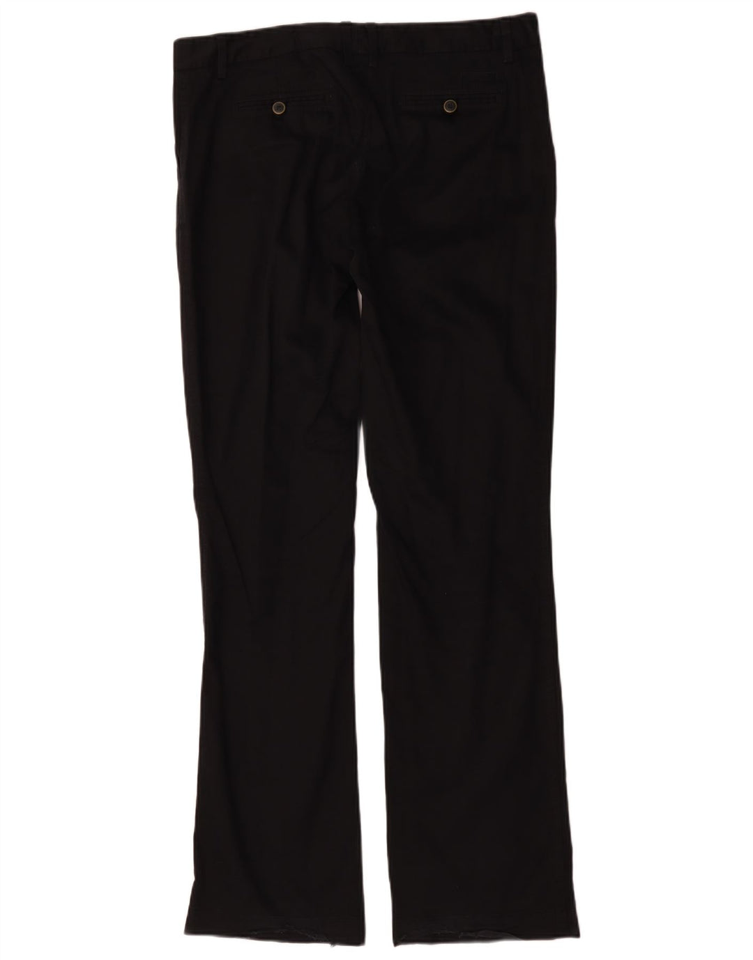 Massimo Dutti ženske chino hlače s bootcut W34 L32 crni pamuk