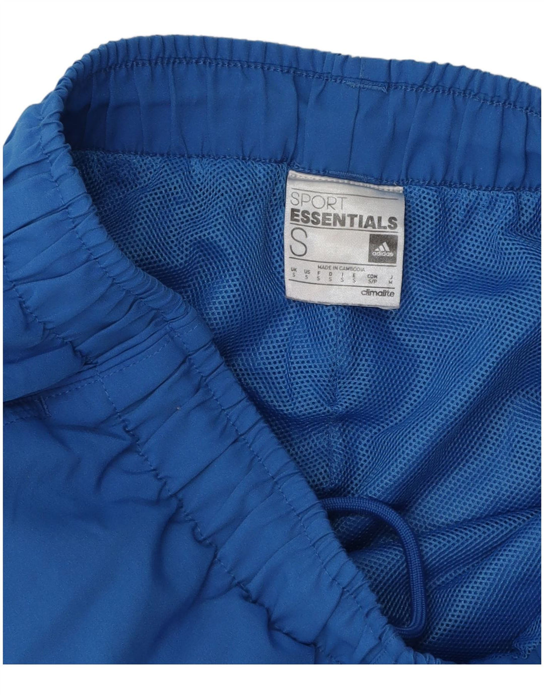 ADIDAS Mens Climalite Sport Shorts Small  Blue