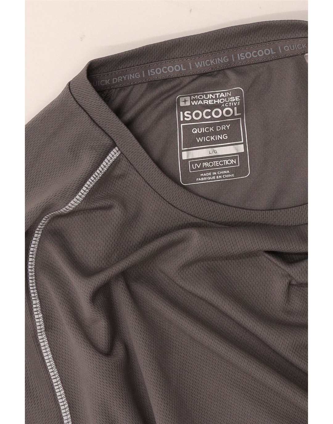 MOUNTAIN WAREHOUSE Muška IsoCool majica kratkih rukava velika siva